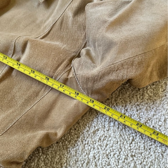 Andrew Marc Tan Suede Jacket Size Large - Picture 5 of 12